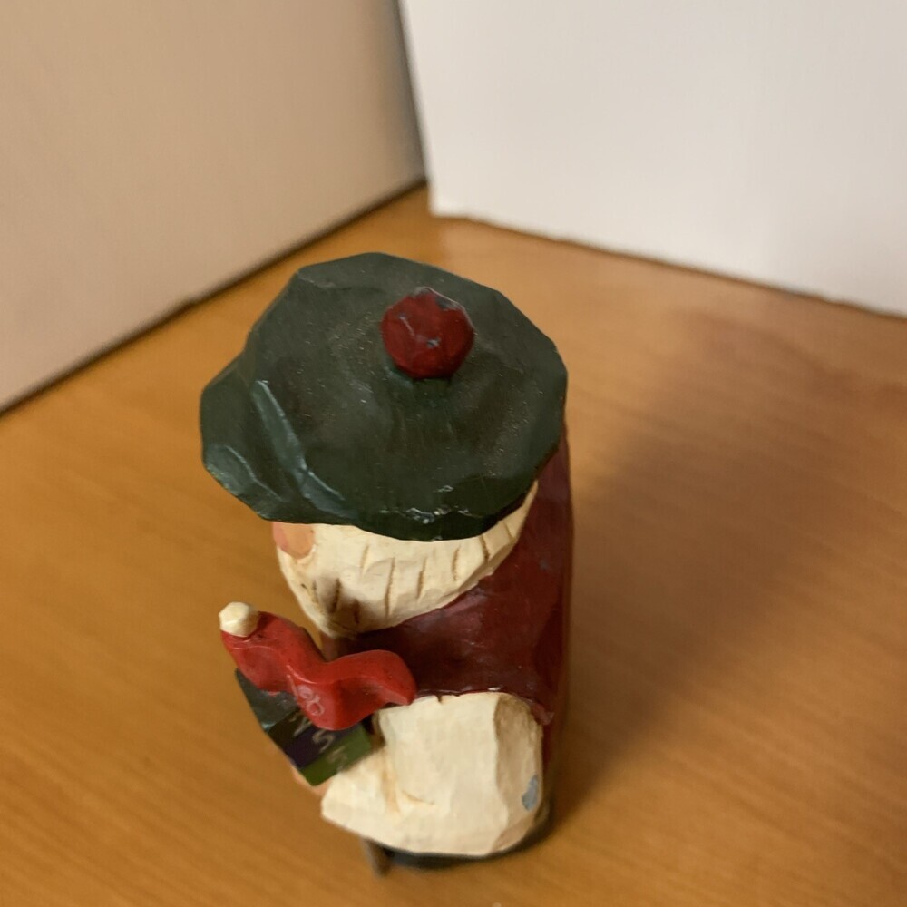 Vintage Golfing Santa Resin Figurine 6”x 3.5” - Picture 5 of 6